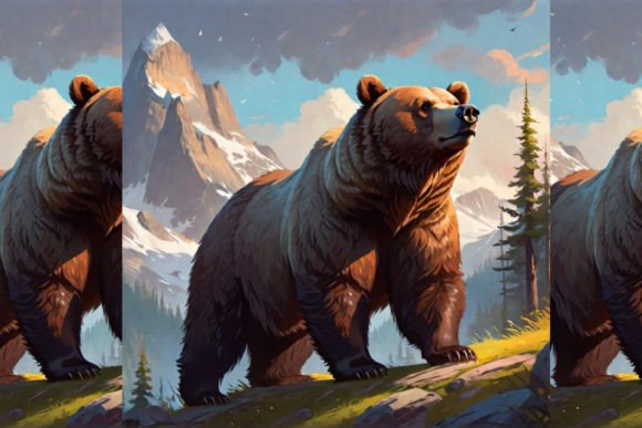 Download Bear in Forest Animal - Premium Bundle