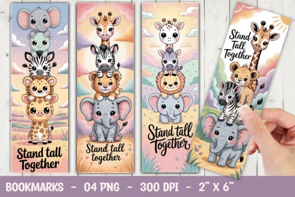 Download Cute Forest Animals Bookmark Sublimation - Forest animal Collection