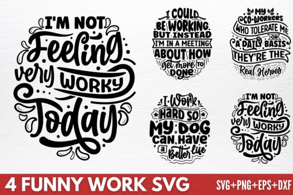 Download Funny Work SVG, 4 SVG Design - Funny work Collection