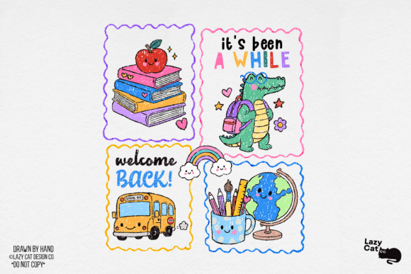 Download Back to School Crocodile Hand-Drawn PNG - Drawn Collection