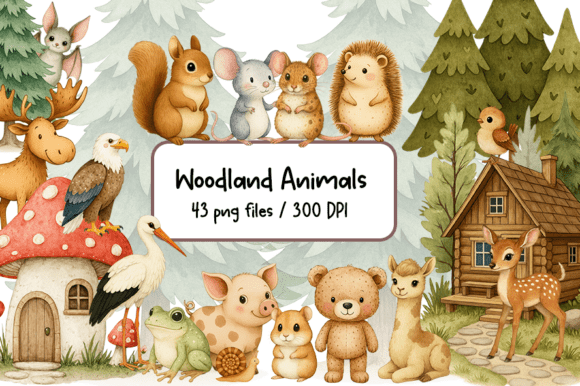 Download Boho Baby Shower Animals, Forest Animal - Forest animal Collection
