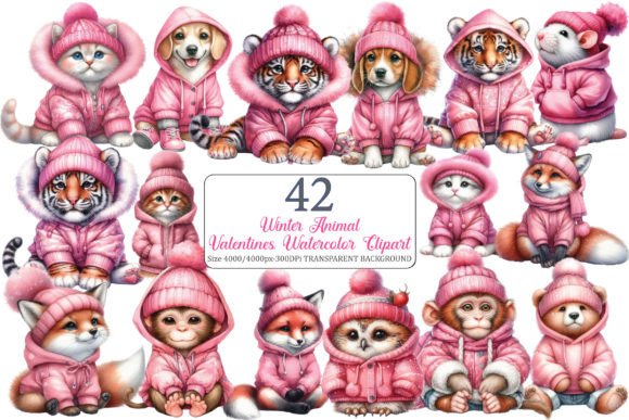 Download Cute Winter Animals Clipart Sublimation - Premium Resources
